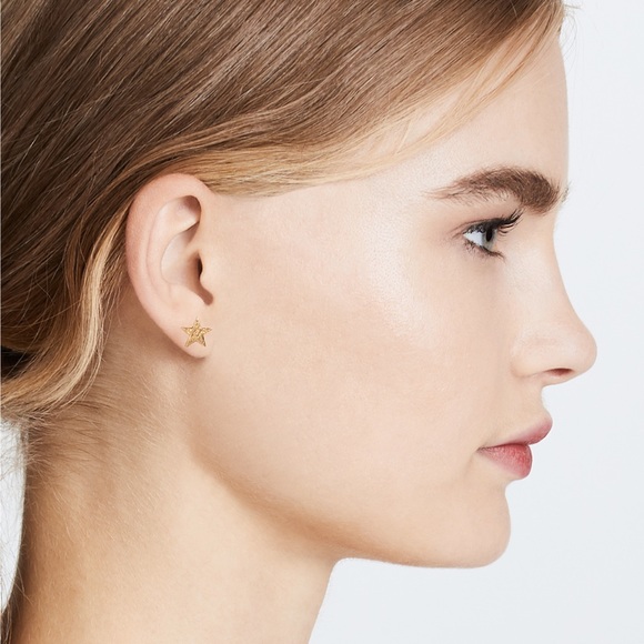 Gorjana Super Star Studs 💫 NWT Gold - Picture 15 of 15